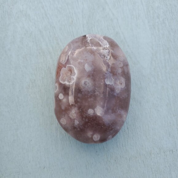 Flower Agate Palm Stone (FA609) - Picture 6 of 8